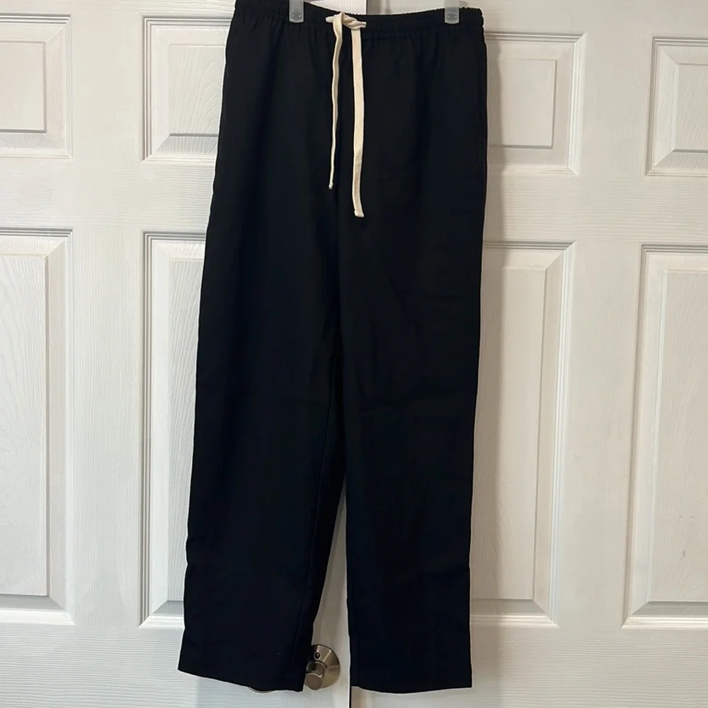 J. Crew Tie Waist Straight Leg Pant Size 8